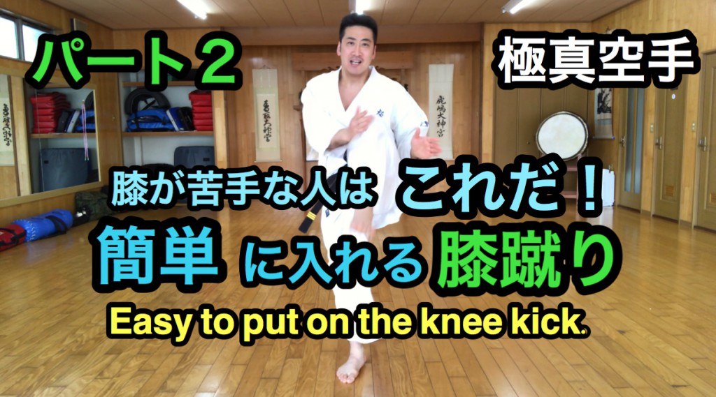 パート2 簡単に入れる膝蹴り 極真空手 千葉県中央支部 Official Site